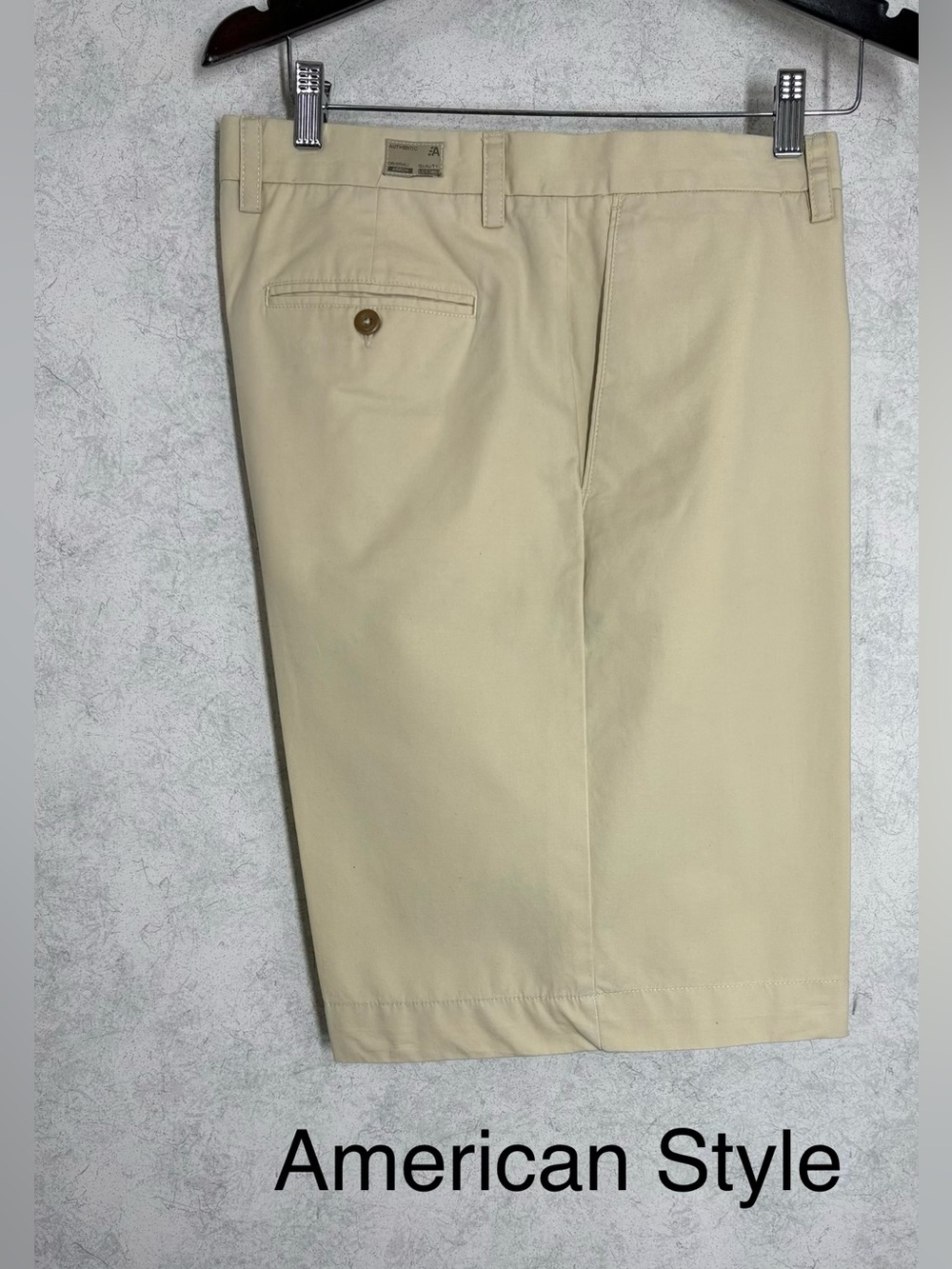 Arrow•Performance•Golf•Shorts •Flat-Front•Beige•10” Inseam•Egyptian Cloth•NOWT